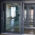 Buy Lifting and sliding door PVC Salamander 2900 x2500 mm, 44 mm double-glazed window 4/16/4/16/4, Color Aluminum Metbrush, Corredera Elevable HST at Factory Prices