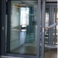 Buy Lifting and sliding door PVC Salamander 2900 x2500 mm, 44 mm double-glazed window 4/16/4/16/4, Color Aluminum Metbrush, Corredera Elevable HST at Factory Prices