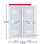 Puerta corredera de terraza PVC 2420 x 1530, Rehau, con persiana de seguridad, doble acristalamiento 4/24/4 guardian sun con recubrimiento protector 2 en 1