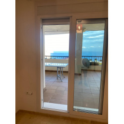 Розпашна двері на терасу ПВХ 2420 х 1530, Rehau, з захисним рольставнем, теплий склопакет 4/24/4 guardian sun з захисним напиленням 2в1