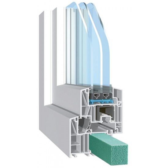 Encomende Salamander passivHaus_Fenster material de alta tecnologia, leve e estável evoCore+ a preços de fábrica