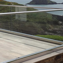 Balcony railing, stainless steel outdoor balustrade
