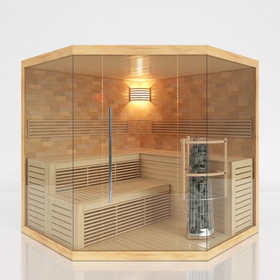 Commandez Sauna à Vapeur, Salle D Série avec Brique Culturelle 185x185x200 (4-5 personnes) aux prix d'usine