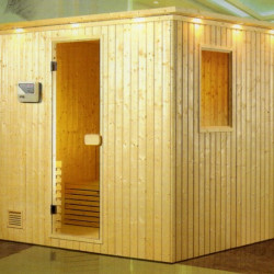 Финская сауна VARIANT с дерева, с гималайской солью на 5-15 человек  4.5KW/6KW/9KW/12KW 