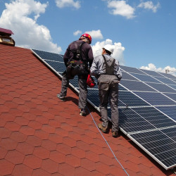 Maintenance of solar panels with a volume of up to 300 liters