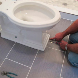 Toilet installation, unit