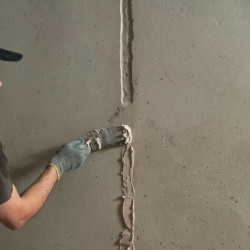 Groove filling, per meter.