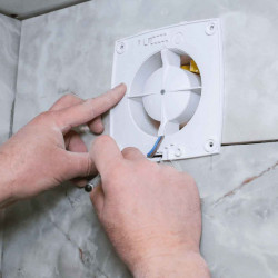 Installation of exhaust fans, unit.