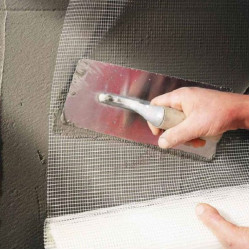  Instalación de malla perforada en las paredes, m²