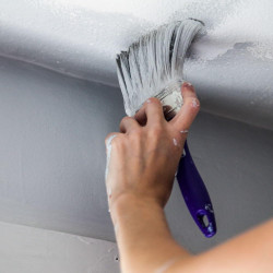 Cornice painting, m/lin 