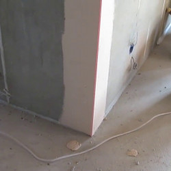 Forming external corners, per meter (m).