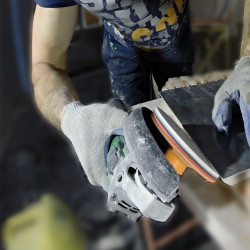 Cutting tiles at a 45-degree angle in external corner areas, lin. m.