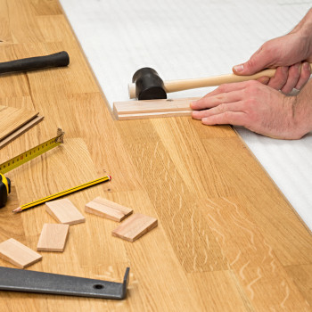 Instalación de laminado, m²