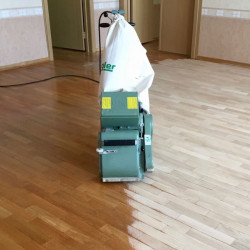 Parquet sanding and polishing, m²