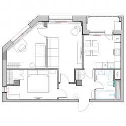 Drawings. Economy, m²
