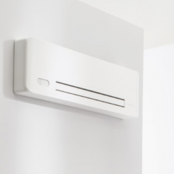 Wall-mounted fan coil units, ea.