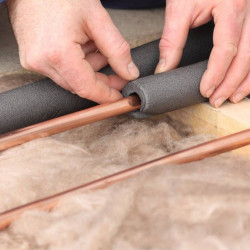 Pipe insulation, per meter.