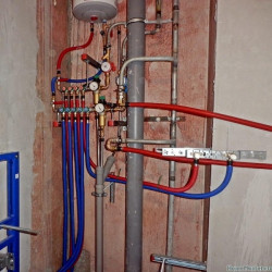 Hot water point, unit