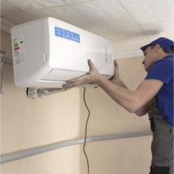 Basic installation of the air conditioner on the wall Split Pared up to 7.600 refrigerators