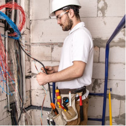 Dismantling of electrical wiring, meters