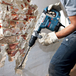 Dismantling of gypsum plaster, m²