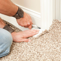 Dismantling of carpeting, m²
