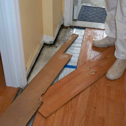 Dismantling of laminate flooring, m²