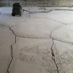 Removal of small floor imperfections (preparation for screeding), m²