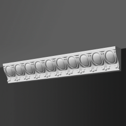 Dismantling of polystyrene friezes, m²