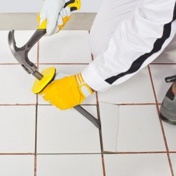 Remoção de azulejos, m²
