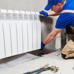 Dismantling heating radiators for finishing works, units
