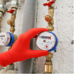 Dismantling of water meters, units