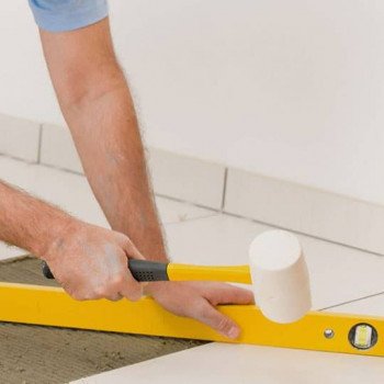 Instalação de azulejos de tamanho não padrão, m²