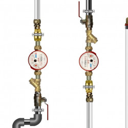 Installation of coarse filter, ea.