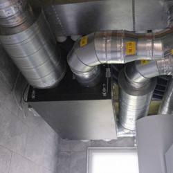 Installation of supply and exhaust ventilation system, units