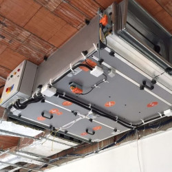 Installation d'un système de ventilation jusqu'à 20000 m3/h, unité