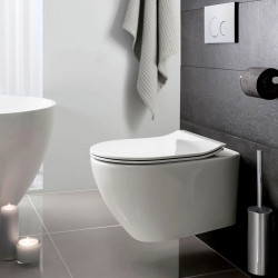 Installation of Wall-Hung Toilet with Button, unit