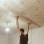 Montage von Holzverkleidung an Decken, m²