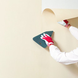 Wallpaper installation on walls, m².