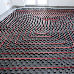 Instalação de piso radiante, m² Instalação de piso radiante, m²