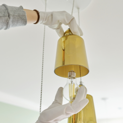 Installation of wall sconces, unit