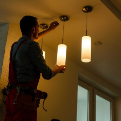 Installation of chandeliers up to 5 kg, unit