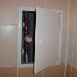 Installation of access hatches, doors, windows, unit.