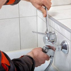 Installation of faucet for bathtub, sink, bidet, and shower, each.