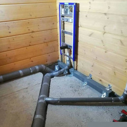 Replacement of 50mm sewage pipes, unit.