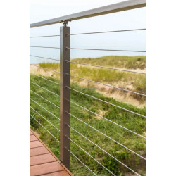 Stainless steel balusters for stairs, handrails, balustrades and handrails, internal and external, balcony, for stairs