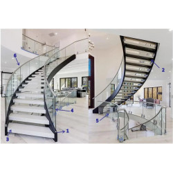 Curved staircase