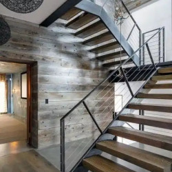 Metal staircase, galvanized, painted, carbon steel
