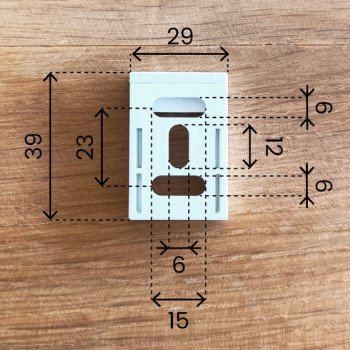 Ensemble de 2 attaches adhésives compatibles avec tous les stores, même lourds