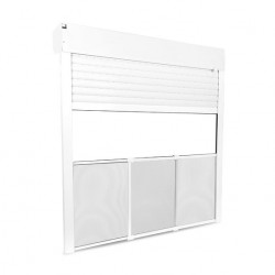 Mosquito net for blinds without drilling or sliding cutout